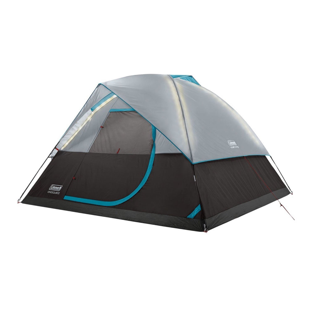 Coleman OneSource Rechargeable 4-Person Camping Dome Tent w/Airflow System  LED Lighting [2000035457] - Premium Tents from Coleman - Just $265.99! 