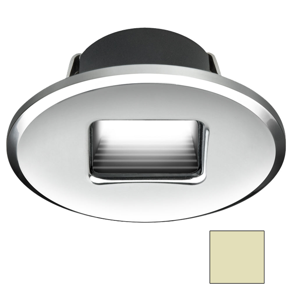 I2Systems Ember E1150Z Snap-In - Polished Chrome - Oval - Warm White Light [E1150Z-13CAB] - Premium Interior / Courtesy Light from I2Systems Inc - Just $62.99! 