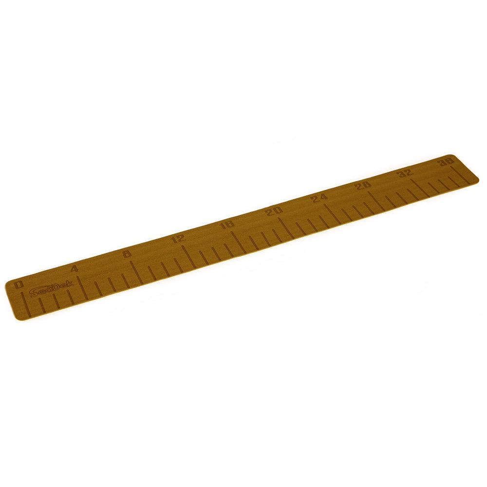 SeaDek 36" Fish Ruler - Mocha Brushed w/SeaDek Logo [22135-80090] - Premium Deck / Galley from SeaDek - Just $29.99! 