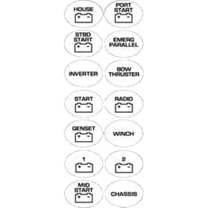 BEP Battery Switch Label Sheet [713] - Premium Battery Management from BEP Marine - Just $16.99! 