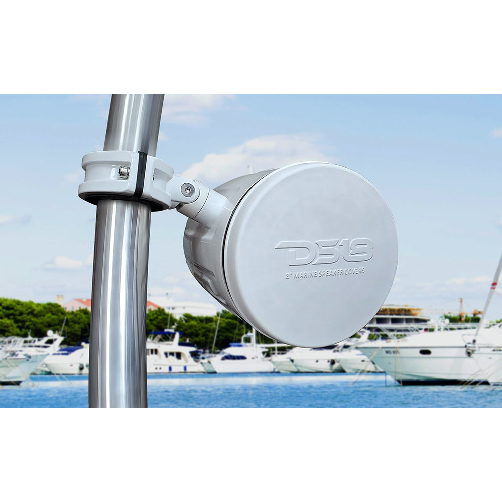 DS18 Silicone Marine Speaker Cover f/6.5" Speakers - White [CS-6/WH] - Premium Accessories from DS18 - Just $11.96! 