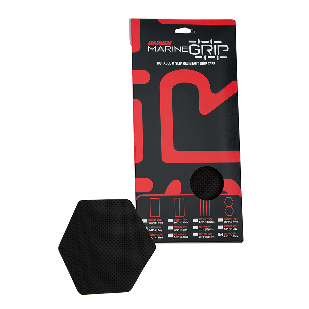 Harken Marine Grip Tape - Honeycomb - Black - 12 Pieces [MG10HC-BLK] - Premium Accessories from Harken - Just $61.50! 