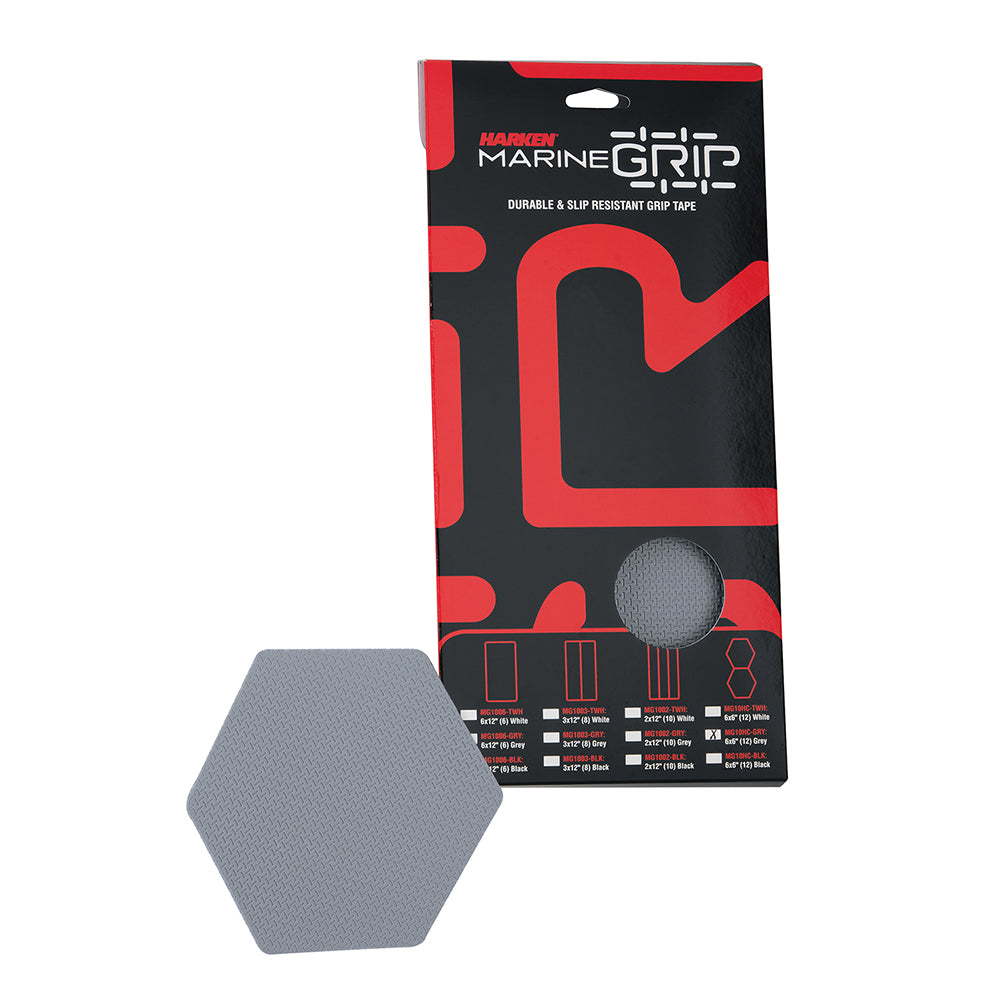 Harken Marine Grip Tape - Honeycomb - Grey - 12 Pieces [MG10HC-GRY] - Premium Accessories from Harken - Just $61.50! 