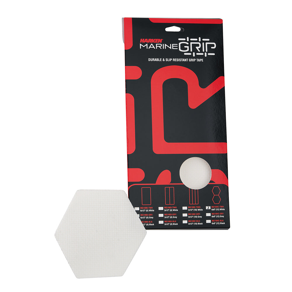 Harken Marine Grip Tape - Honeycomb - Translucent White - 12 Pieces [MG10HC-TWH] - Premium Accessories from Harken - Just $61.50! 