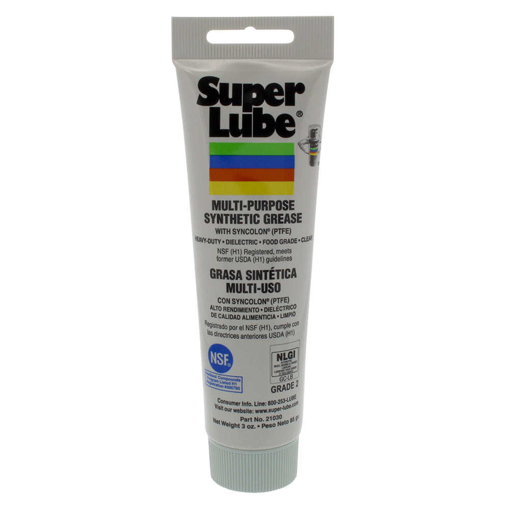 Super Lube Multi-Purpose Synthetic Grease w/Syncolon - 3oz Tube [21030] - Premium Cleaning from Super Lube - Just $6.08! 