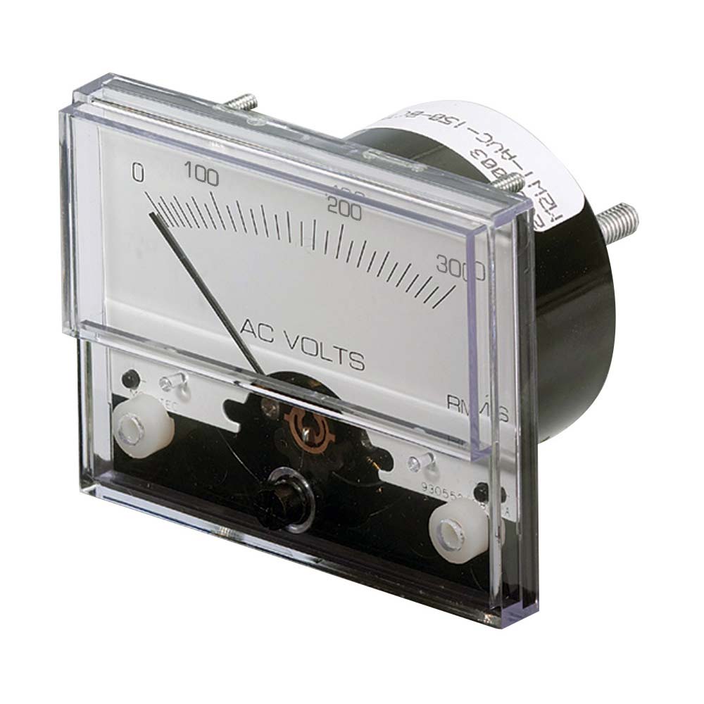 Paneltronics AC Voltmeter 1-1/2" 0-300 VAC Analog [289-050] - Premium Meters & Monitoring from Paneltronics - Just $41.99! 