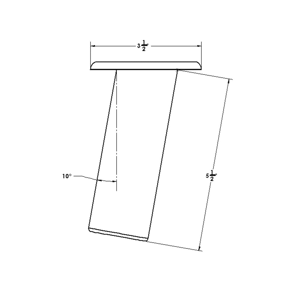 TACO Flush Mount Rod Holder 10 - Deluxe Anodized Finish [F31-0702BXY] - Premium Rod Holders from TACO Marine - Just $57.99! 