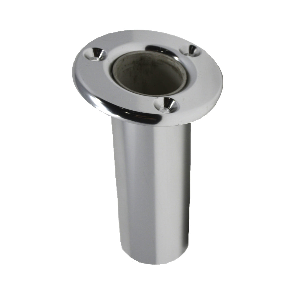 TACO Flush Mount Rod Holder 10 - Deluxe Anodized Finish [F31-0702BXY] - Premium Rod Holders from TACO Marine - Just $57.99! 