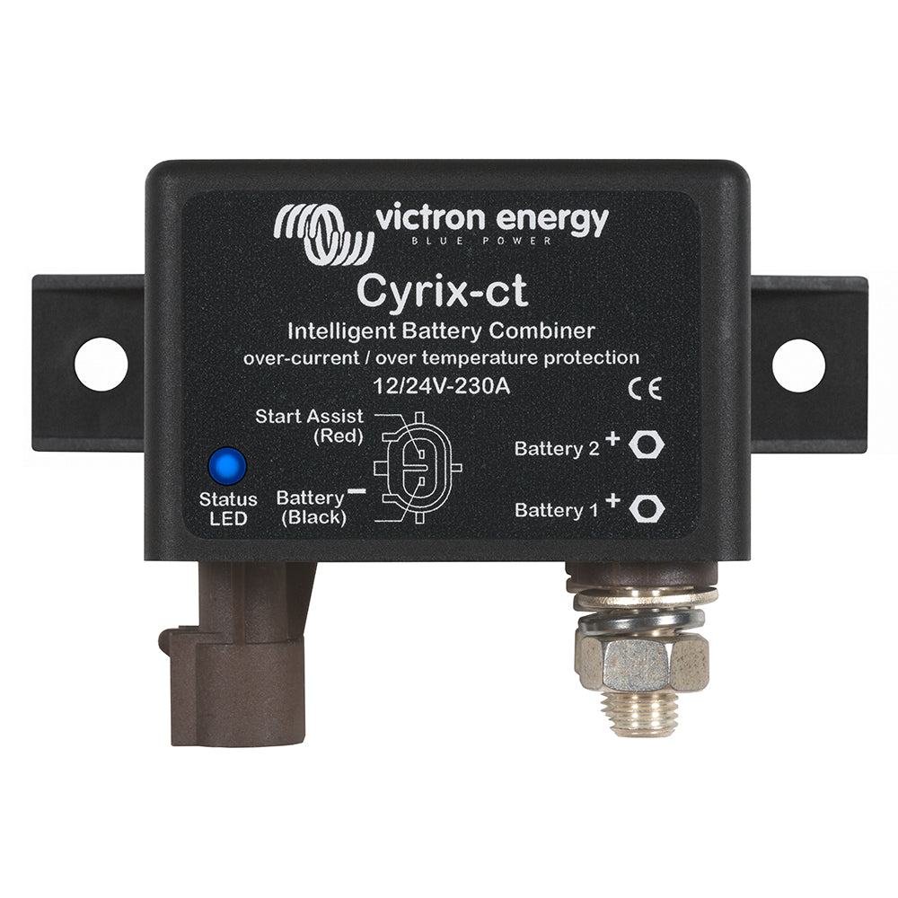 Victron Combiner 12/24V-230A Cyrix-CT Intelligent Combiner Microprocessor Controlled [CYR010230010] - Premium Battery Management from Victron Energy - Just $120.70! 