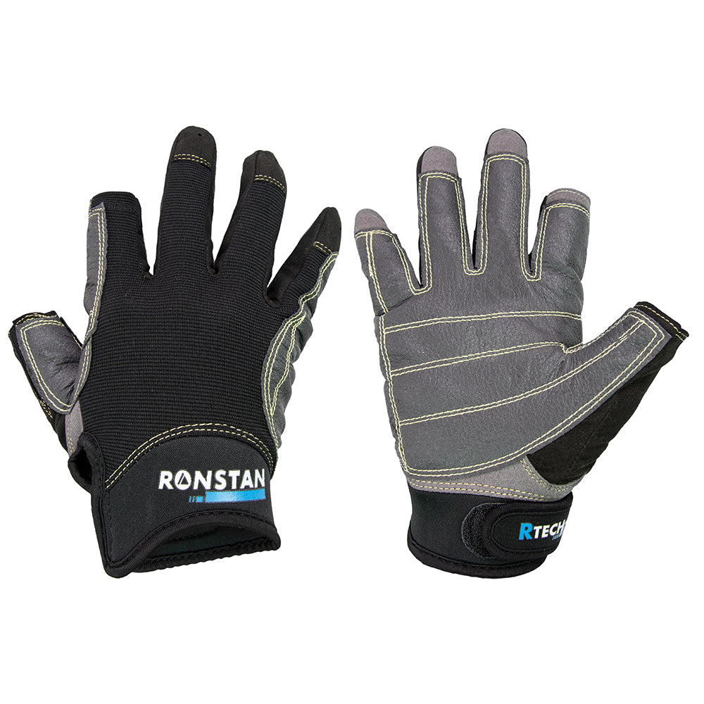 Ronstan Sticky Race Gloves - 3-Finger - Black - XS [CL740XS] - Premium Accessories from Ronstan - Just $38.21! 