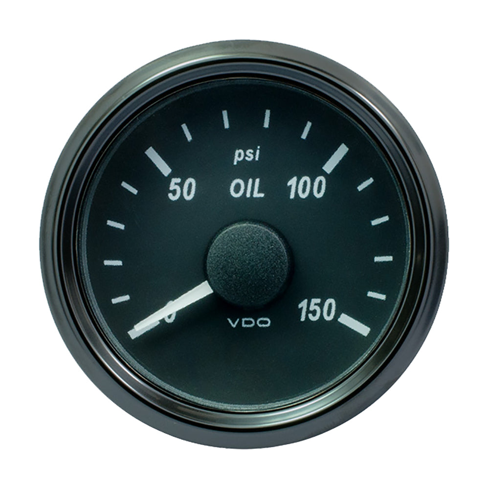 VDO SingleViu 52mm (2-1/16") Oil Pressure Gauge - 150 PSI [A2C3833240030] - Premium Gauges from VDO - Just $100.99! 