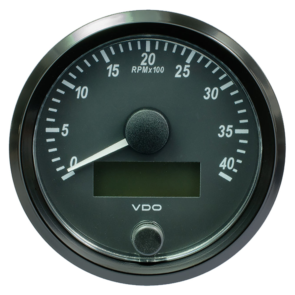 VDO SingleViu 80mm (3-1/8") Tachometer - 4,000 RPM [A2C3832990030] - Premium Gauges from VDO - Just $199.99! 