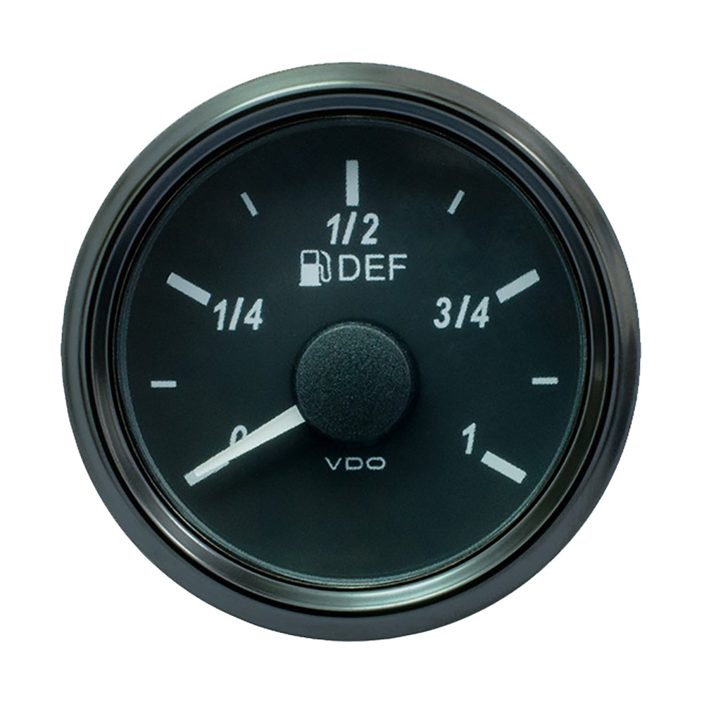 VDO SingleViu 52mm (2-1/16") DEF Level Gauge - 3-180 Ohm [A2C3833550030] - Premium Gauges from VDO - Just $100.99! 