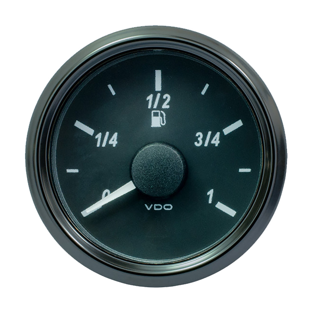 VDO SingleViu 52mm (2-1/16") Fuel Level Gauge - Euro - 3-180 Ohm [A2C3833100030] - Premium Gauges from VDO - Just $100.99! 