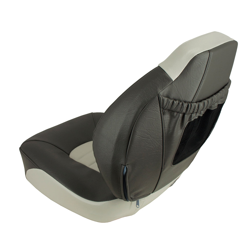 Springfield Fish Pro Mid Back Folding Seat - Charcoal/Grey [1041733] - Premium Seating from Springfield Marine - Just $249.99! 