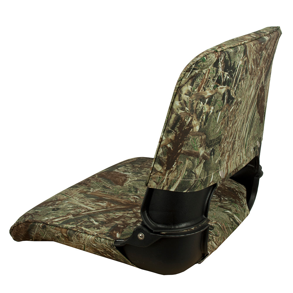 Springfield Skipper Premiun Folding Seat - Mossy Oak Duck Blind w/Black Shell [1061021] - Premium Seating from Springfield Marine - Just $126.99! 