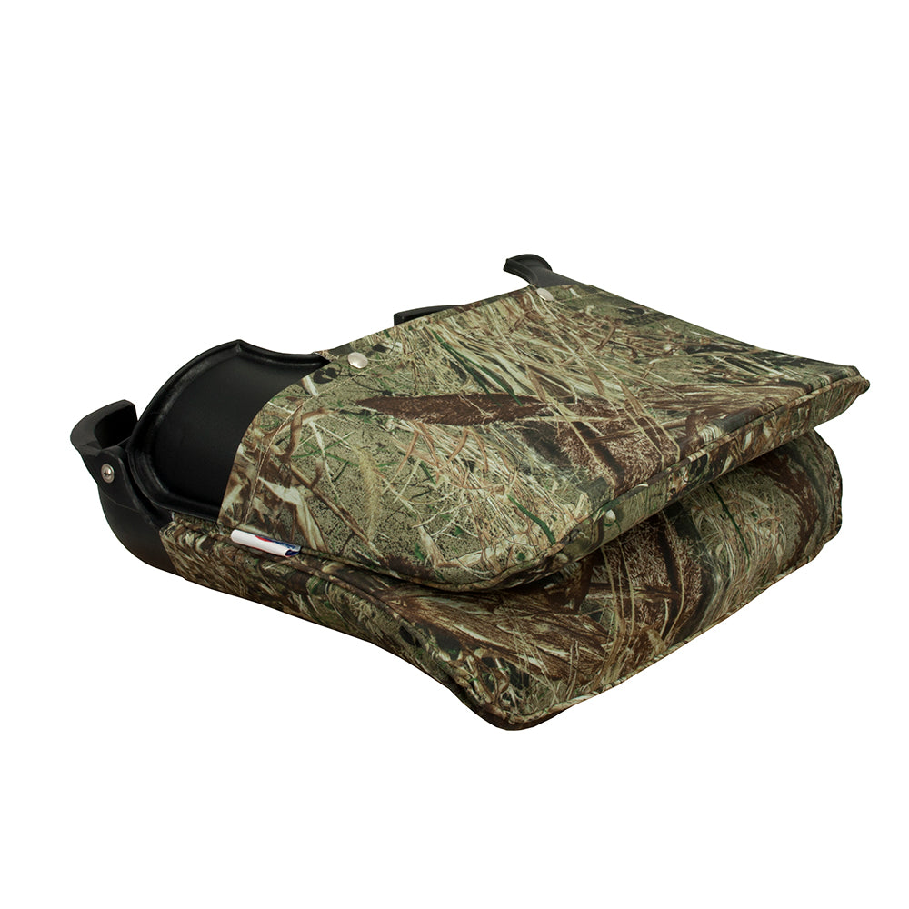 Springfield Skipper Premiun Folding Seat - Mossy Oak Duck Blind w/Black Shell [1061021] - Premium Seating from Springfield Marine - Just $126.99! 