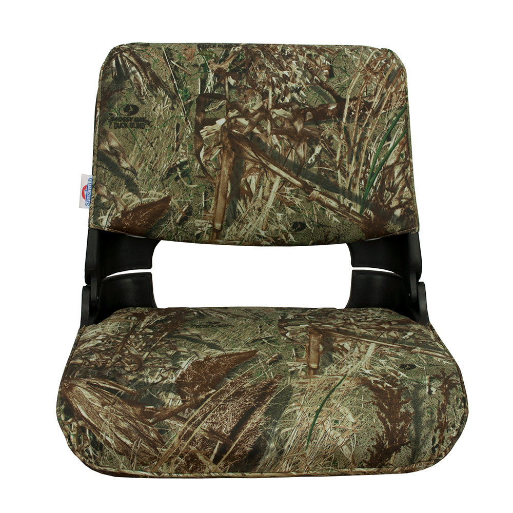 Springfield Skipper Premiun Folding Seat - Mossy Oak Duck Blind w/Black Shell [1061021] - Premium Seating from Springfield Marine - Just $126.99! 