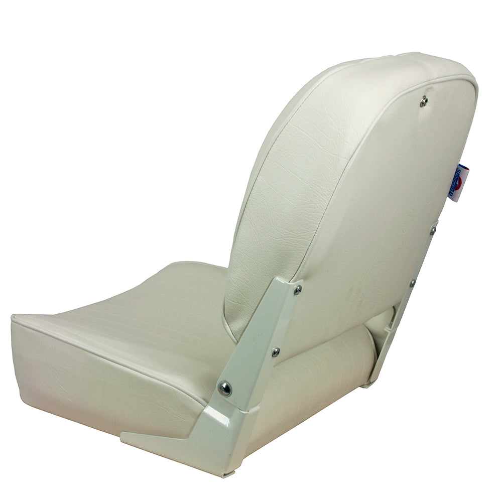 Springfield Economy Folding Seat - White [1040629] - Premium Seating from Springfield Marine - Just $81.99! 