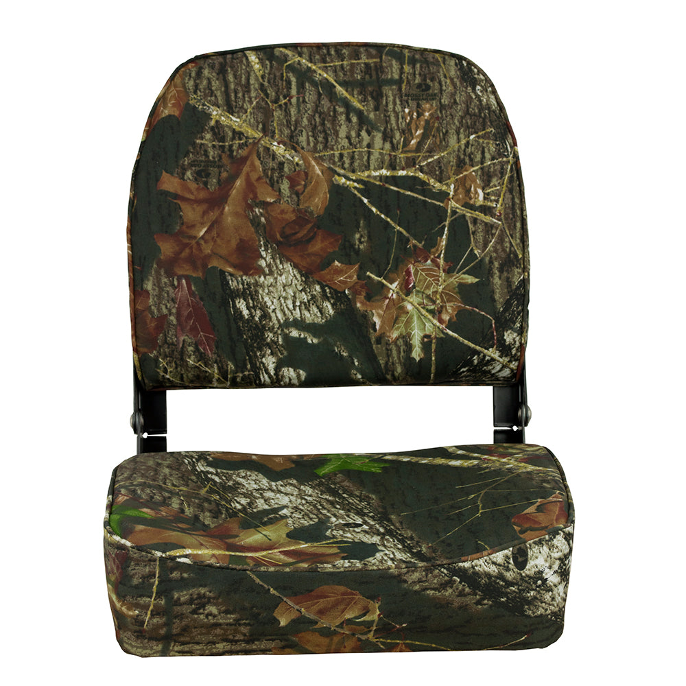 Springfield Economy Folding Seat - Mossy Oak Camo [1040626] - Premium Seating from Springfield Marine - Just $119.99! 