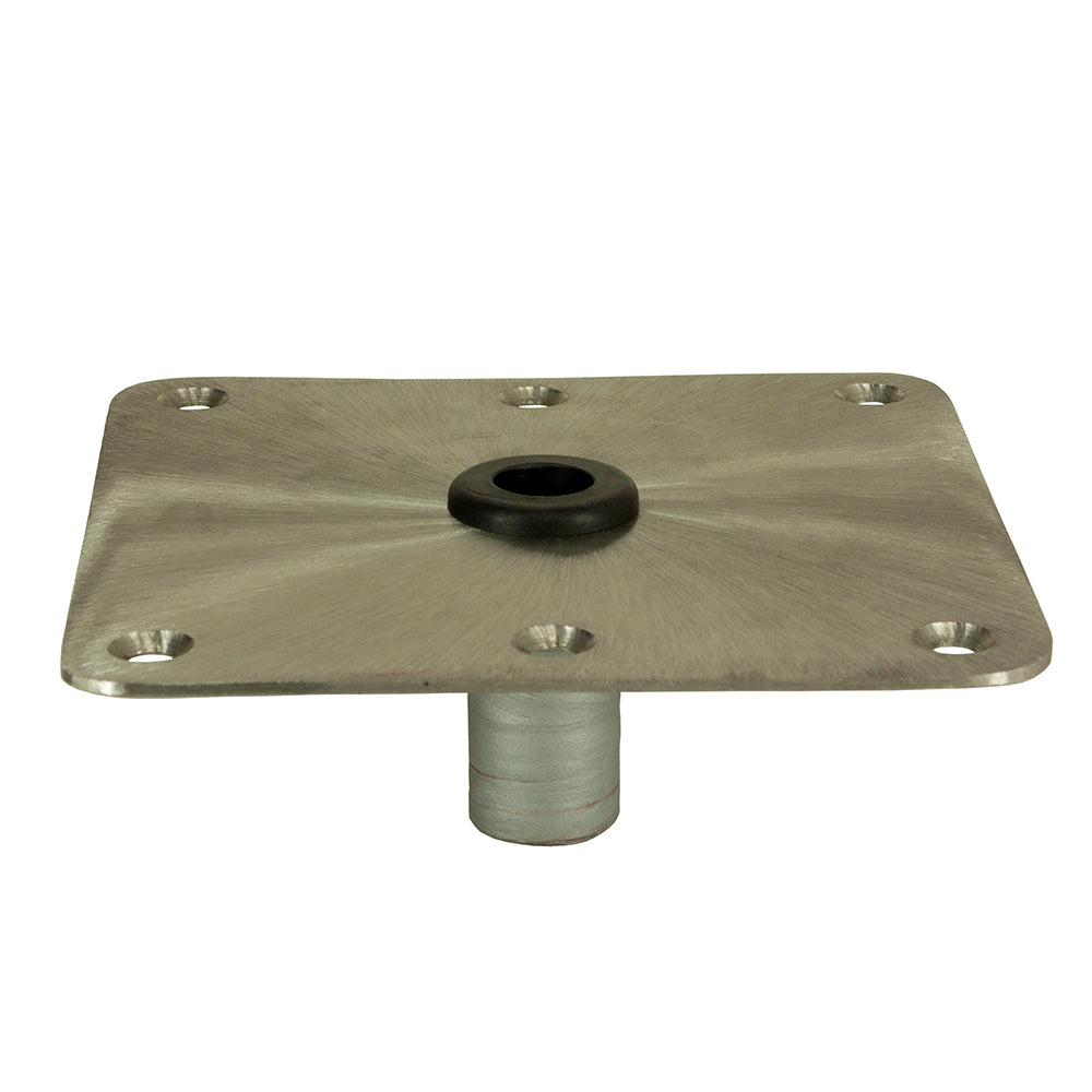 Springfield KingPin 7" x 7" - Stainless Steel - Square Base (Standard) [1620001] - Premium Seating from Springfield Marine - Just $46.99! 