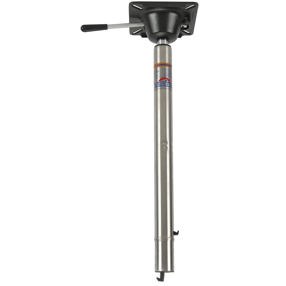 Springfield Spring-Lock Power-Rise Adjustable Stand-Up Post - Stainless Steel [1642008] - Premium Pedestals from Springfield Marine - Just $163.99! 