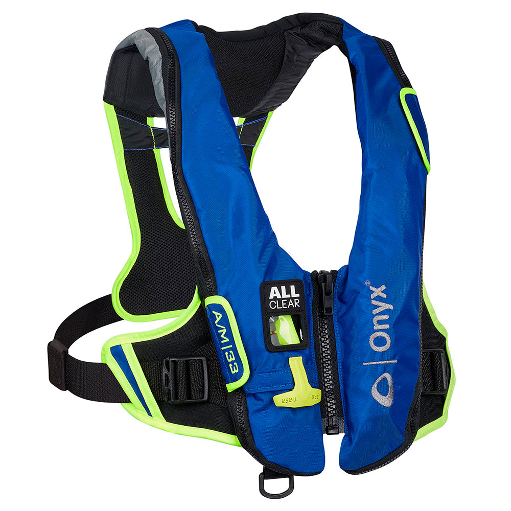 Onyx Impulse A/M-33 All Clear Auto/Manual Inflatable Life Jacket - Blue [132800-500-004-21] - Premium Personal Flotation Devices from Onyx Outdoor - Just $237.99! 