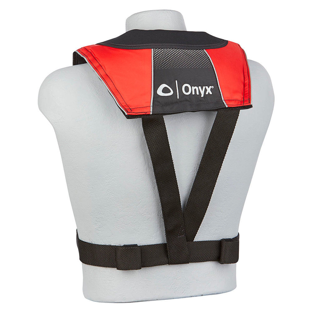 Onyx A/M-24 Series All Clear Automatic/Manual Inflatable Life Jacket - Black/Red - Adult [132200-100-004-20] - Premium Personal Flotation Devices from Onyx Outdoor - Just $178.99! 