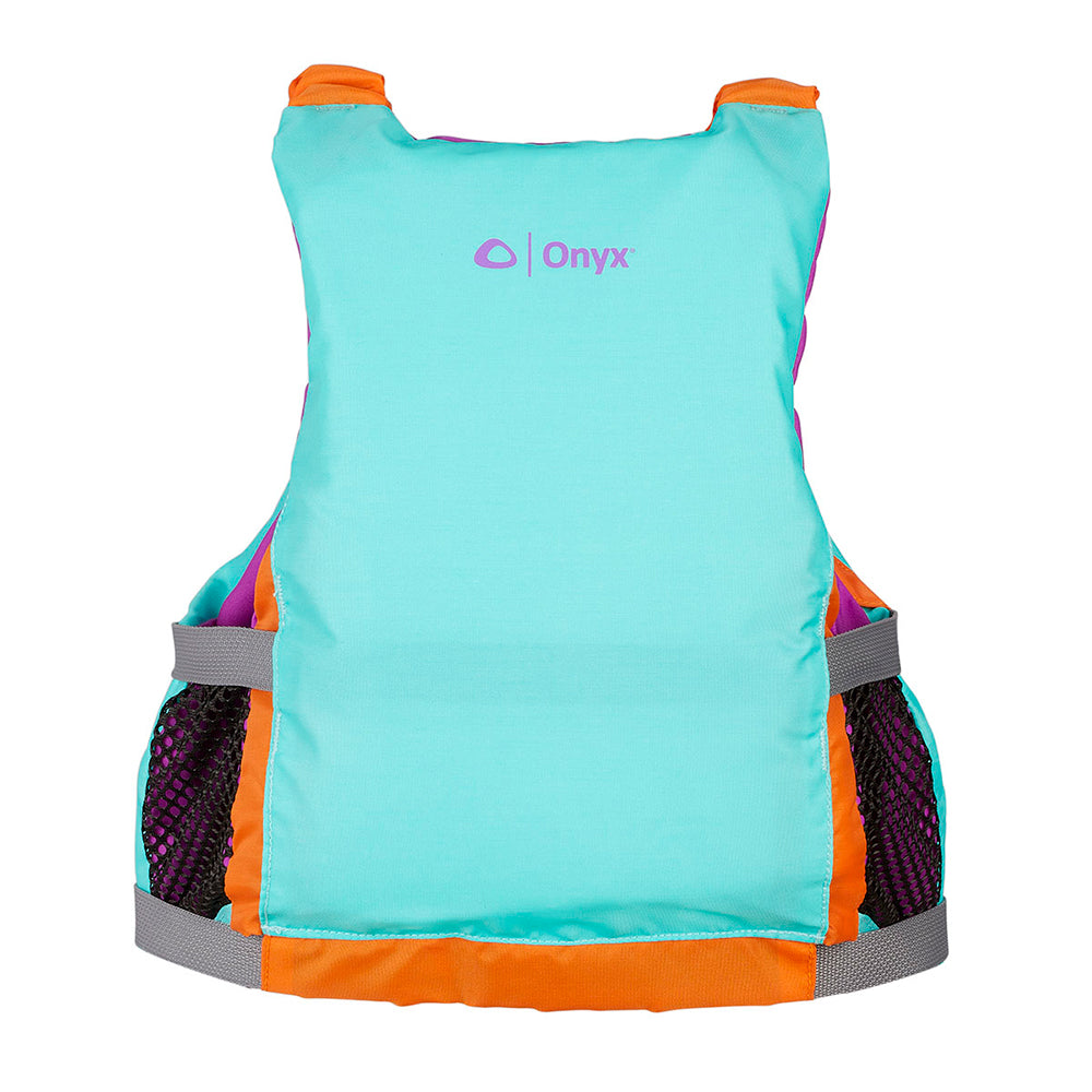 Onyx Youth Universal Paddle Vest - Aqua [121900-505-002-21] - Premium Personal Flotation Devices from Onyx Outdoor - Just $42.99! 