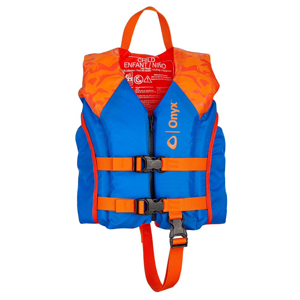 Onyx Shoal All Adventure Child Paddle  Water Sports Life Jacket - Orange [121000-200-001-21] - Premium Personal Flotation Devices from Onyx Outdoor - Just $35.99! 