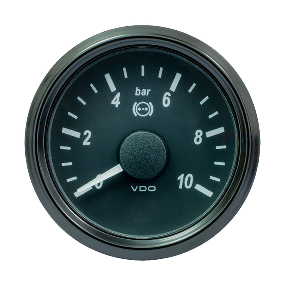 VDO SingleViu 52mm (2-1/16") Brake Pressure Gauge - 15 Bar - 0-180 Ohm [A2C3833450030] - Premium Gauges from VDO - Just $100.99! 