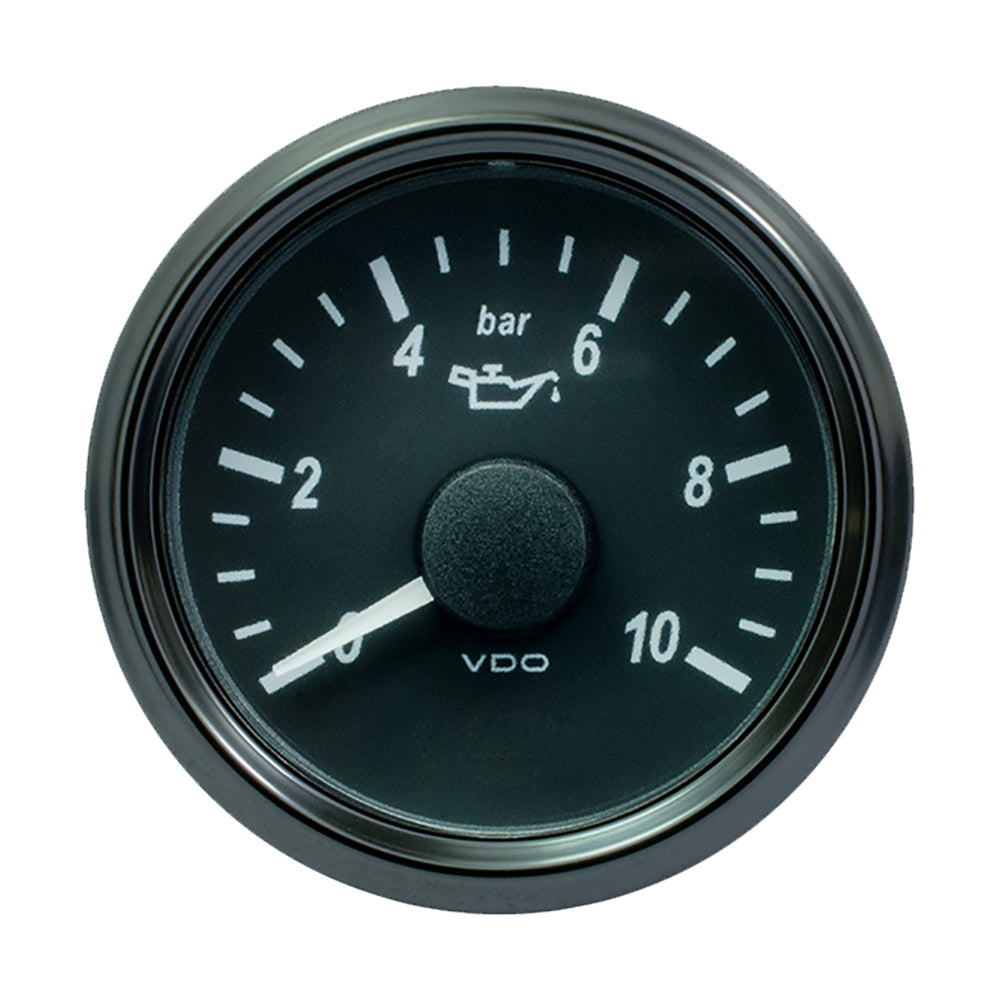 VDO SingleViu 52mm (2-1/16") Oil Pressure Gauge - 10 Bar - 0-180 Ohm [A2C3833170030] - Premium Gauges from VDO - Just $100.99! 