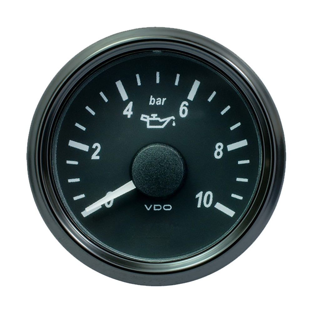 VDO SingleViu 52mm (2-1/16") Oil Pressure Gauge - 10 Bar - 0-4.5V [A2C3832690030] - Premium Gauges from VDO - Just $100.99! 