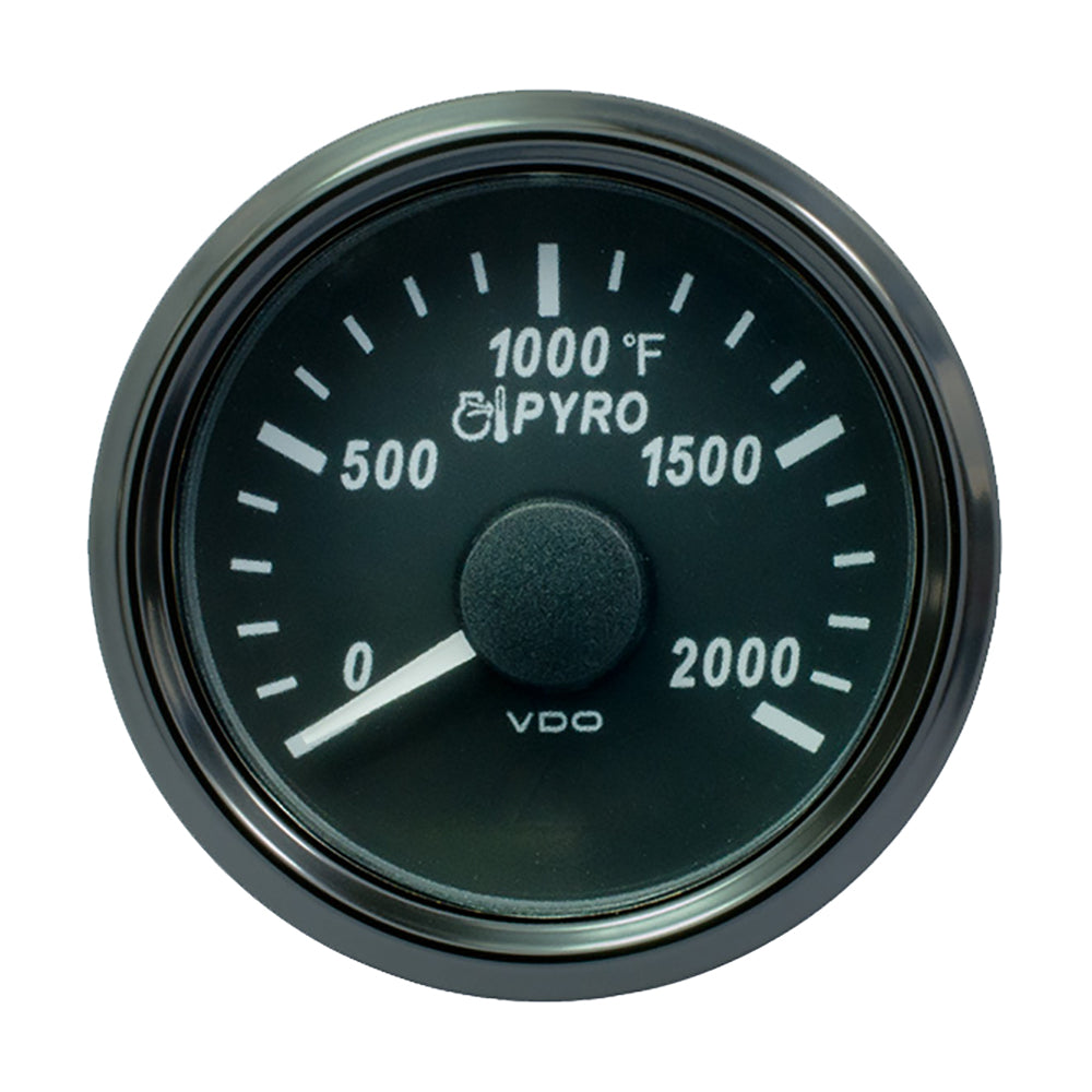 VDO SingleViu 52mm (2-1/16") Exhaust Gas Temp. Gauge - 2000F [A2C3833040030] - Premium Gauges from VDO - Just $107.99! 