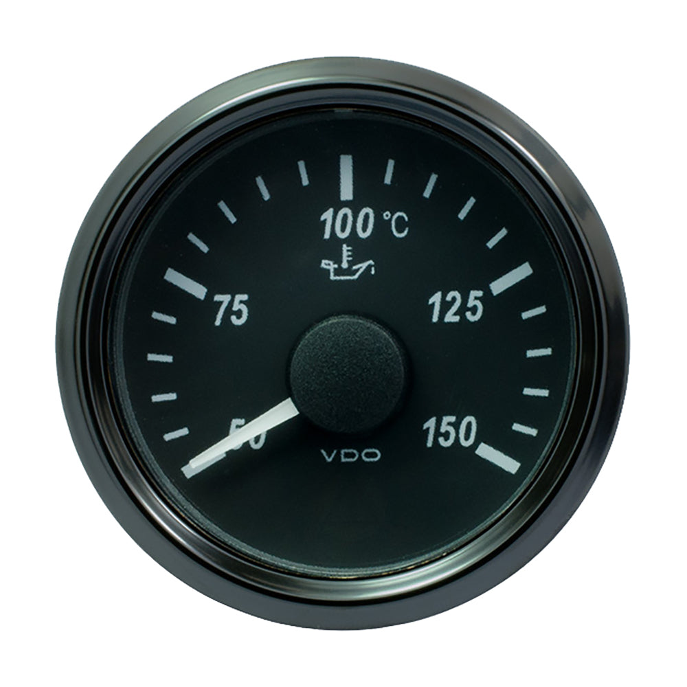 VDO SingleViu 52mm (2-1/16") Oil Temp. Gauge - 150 C - 322-18 Ohm [A2C3833380030] - Premium Gauges from VDO - Just $100.99! 