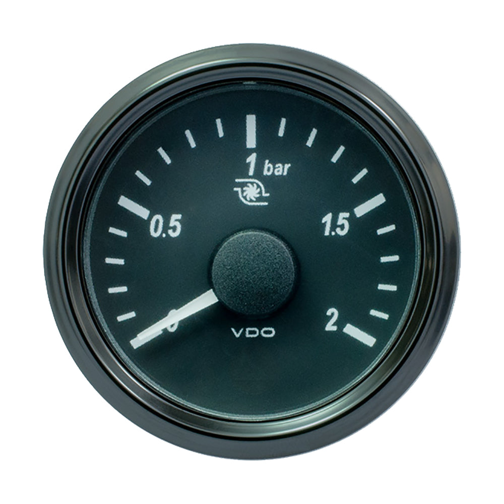 VDO SingleViu 52mm (2-1/16") Turbo Pressure Gauge - 60 PSI - 0-180 Ohm [A2C3833470030] - Premium Gauges from VDO - Just $100.99! 