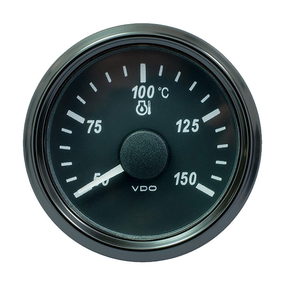 VDO SingleViu 52mm (2-1/16") Oil Temp. Gauge - Euro - 150 C - 322-18 Ohm [A2C3833390030] - Premium Gauges from VDO - Just $100.99! 