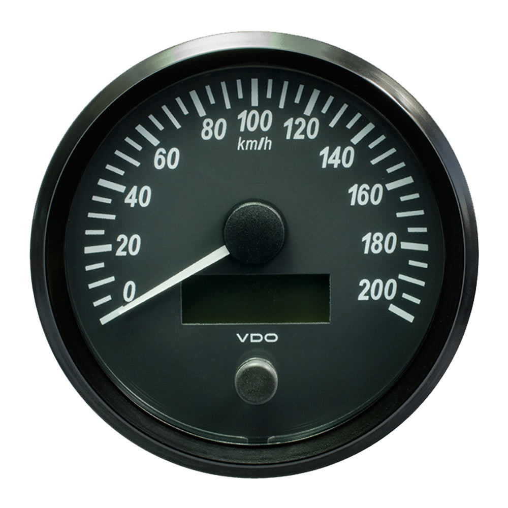 VDO SingleViu 100mm (4") Speedometer - 200 KM/H [A2C3832840030] - Premium Gauges from VDO - Just $206.99! 