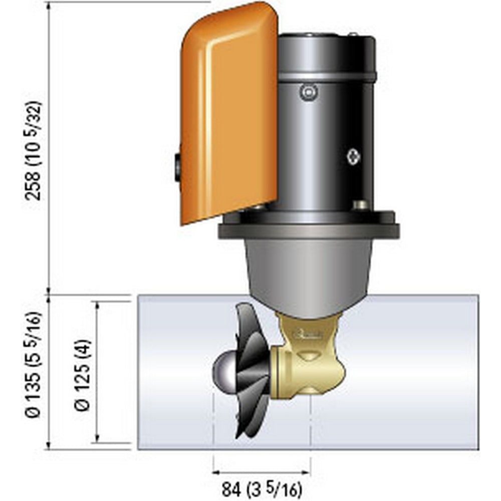 Quick Bow Thruster BTQ 125-30 30KGF - 12V - D125 - 1.5kW [FGBT12530120T00] - Premium Bow Thrusters from Quick - Just $1441.99! 