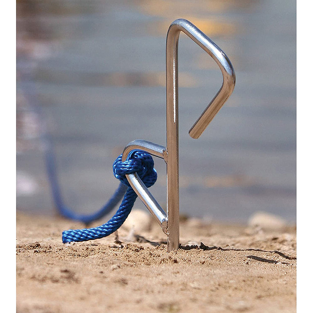 Panther Shore Spike - Chrome Plated [55-9500] - Premium Anchors from Panther Products - Just $23.99! Shop now at Boat Gear Depot