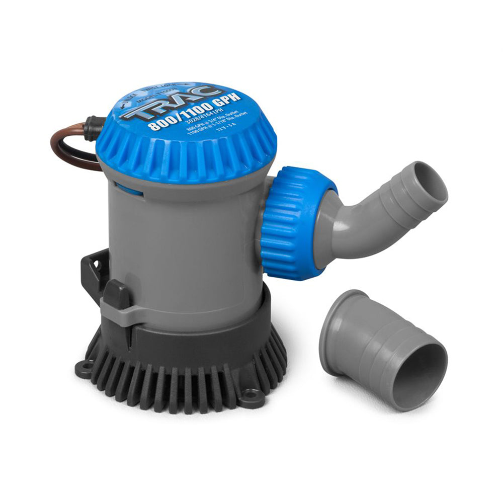 TRAC Outdoors Bilge Pump - 800/1100 GPH - Non-Automatic [69301] - Premium Bilge Pumps from TRAC Outdoors - Just $21.99! 