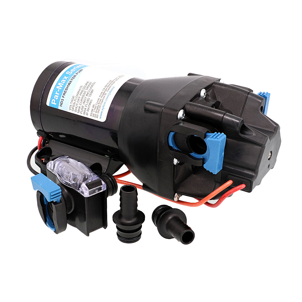 Jabsco Par-Max HD3 Heavy Duty Water Pressure Pump - 12V - 3 GPM - 40 PSI [Q301J-115S-3A] - Premium Washdown / Pressure Pumps from Jabsco - Just $147.99! 