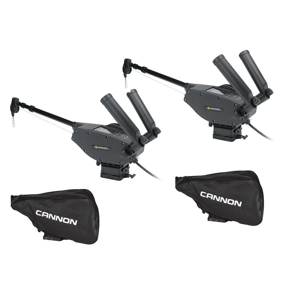 Cannon Optimum 10 BT Electric Downrigger 2-Pack w/Black Covers [1902335X2/COVERS] - Premium Downriggers from Cannon - Just $2807.99! 