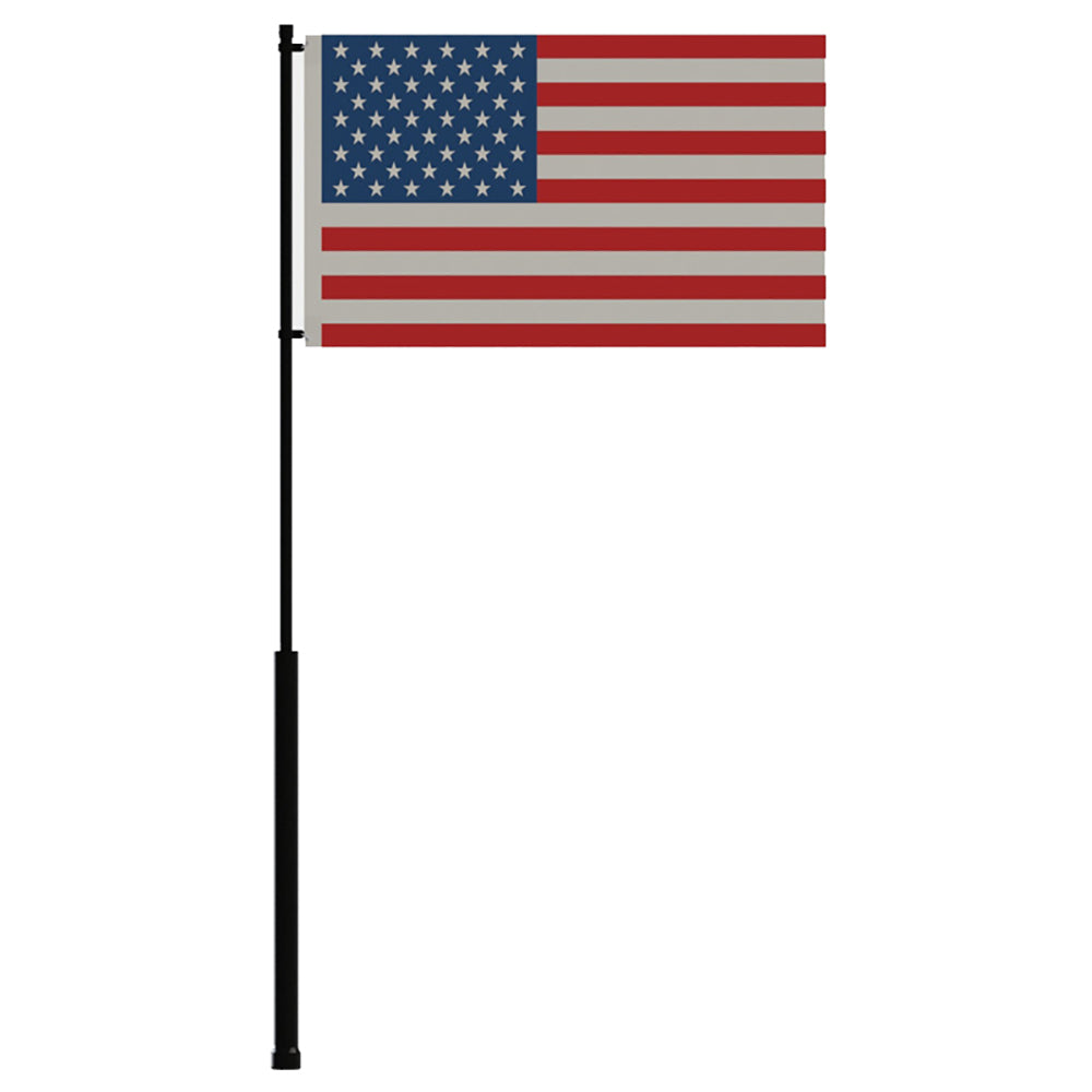 Mate Series Flag Pole - 36" w/USA Flag [FP36USA] - Premium Fishing Accessories from Mate Series - Just $67.99! 