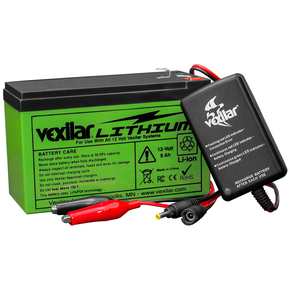 Vexilar 12V Lithium Ion Battery  Charger [V-120L] - Premium Portable Power from Vexilar - Just $75.99! 