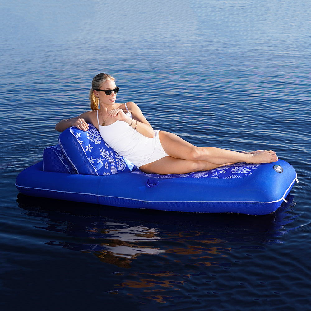 Aqua Leisure Supreme Convertible Lounge Ripstop Hawaiin Wave [APL16997P2] - Premium Floats from Aqua Leisure - Just $76.99! 