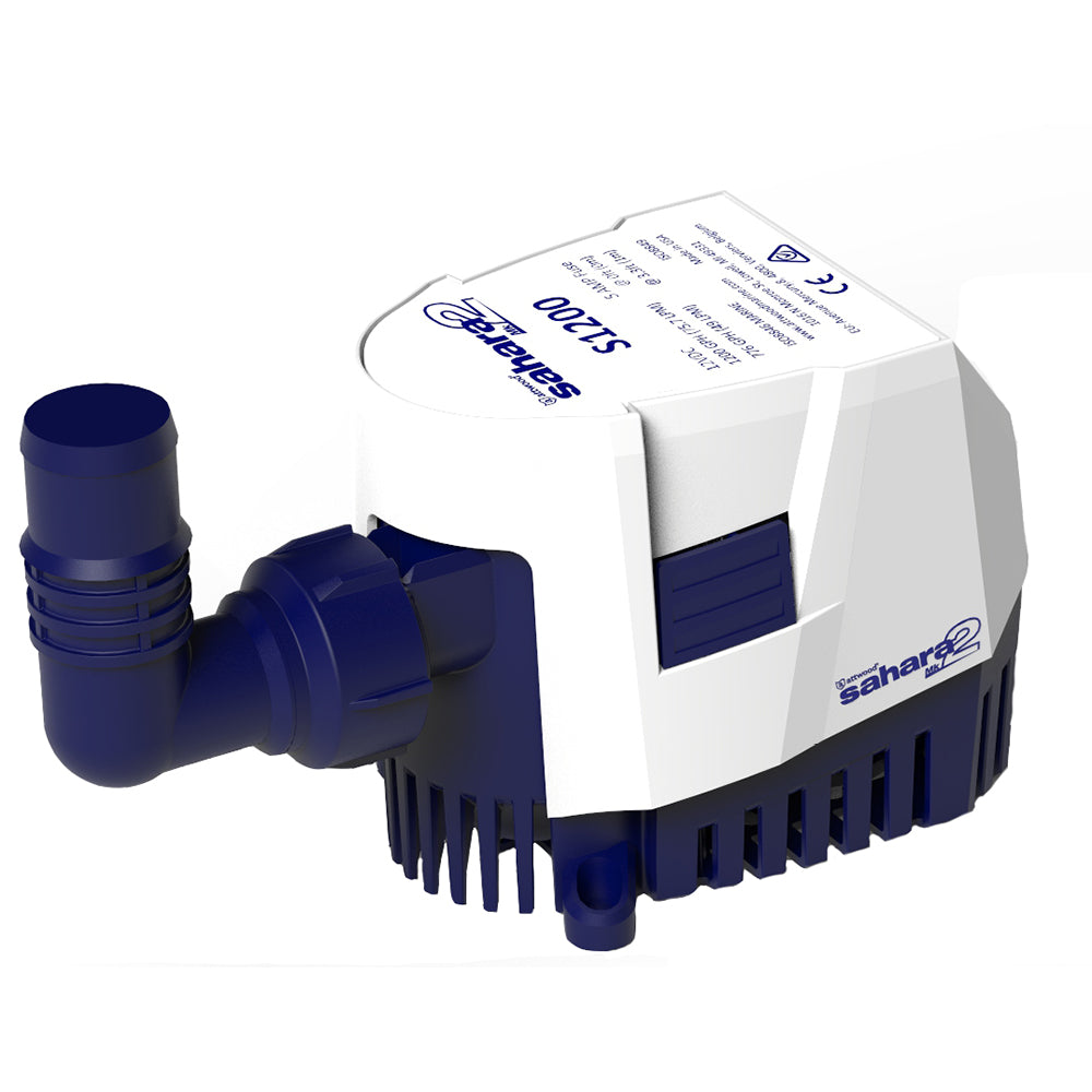 Attwood Sahara MK2 S1200 Bilge Pump 1200 GPH - 12V - Automatic [5512-7] - Premium Bilge Pumps from Attwood Marine - Just $98.99! 