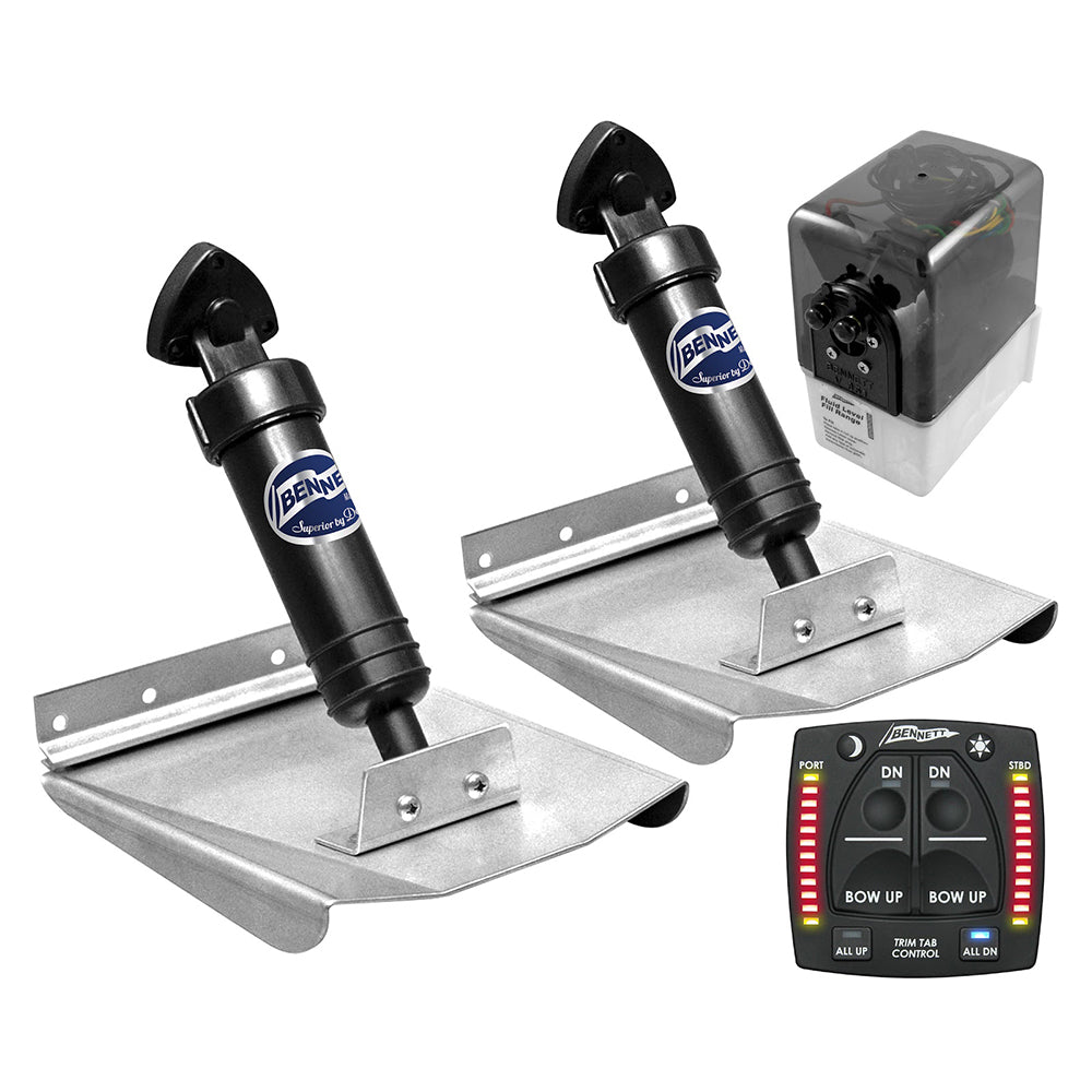 Bennett Marine M80 Sport Tab System w/One Box Indication [M80OBI] - Premium Trim Tabs from Bennett Marine - Just $886.99! 