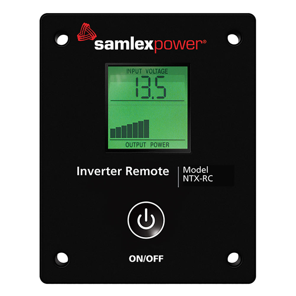 Samlex NTX-RC Remote Control w/LCD Screen f/NTX Inverters [NTX-RC] - Premium Electrical Panels from Samlex America - Just $47.80! 