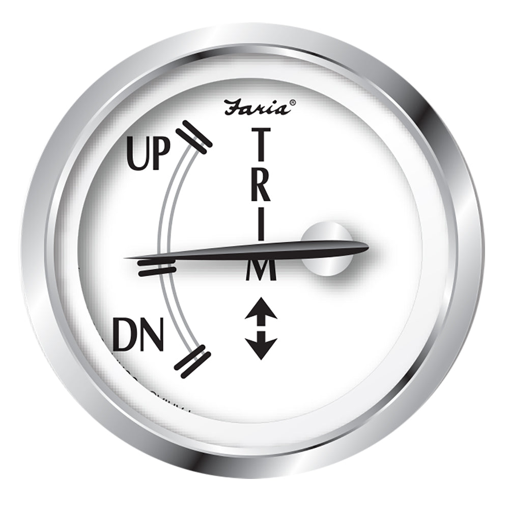 Faria Newport SS 2" Trim Gauge f/J/E/Suzuki Outboards [25007] - Premium Gauges from Faria Beede Instruments - Just $40.99! 